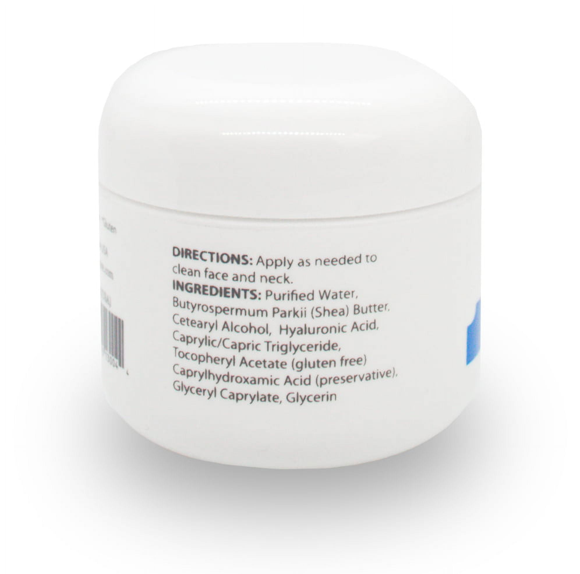 Cleure Hydrating Night Cream Face Moisturizer with Hyaluronic Acid for Sensitive Skin, Fragrance-Free, 2 oz