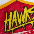 thumbnail image 4 of Men's Mitchell & Ness  Red Atlanta Hawks 1998-99 Hardwood Classics Slap Sticker Swingman Shorts, 4 of 5