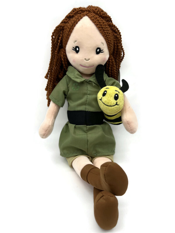 The Petting Zoo, Zookeeper Doll with Bee Stuffed Animal, Gifts for