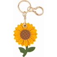 thumbnail image 1 of Sunflower Keychain Compatible with AirTag, Cute Leather Keychain Holder Flower Keyring Cover Leather Sunflower Keychain Case Sunflower Keychain Charm for Wallet Key Chain Accessories, 1 of 7