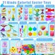 thumbnail image 5 of Huevos de Pascua prellenados SQZUWIT, 200 unidades con juguetes y pegatinas, 5 of 6