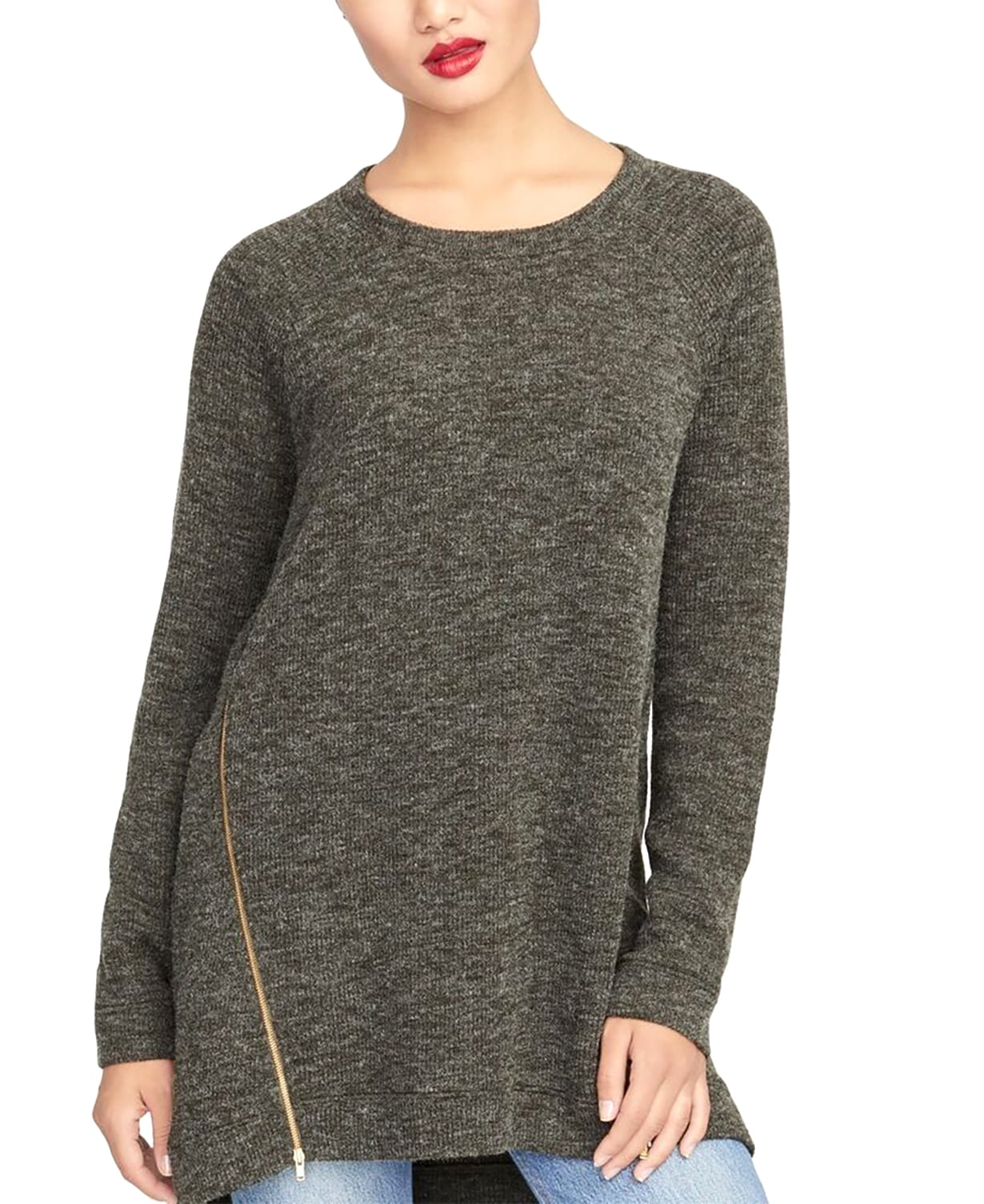 asymmetrical zipper sweater