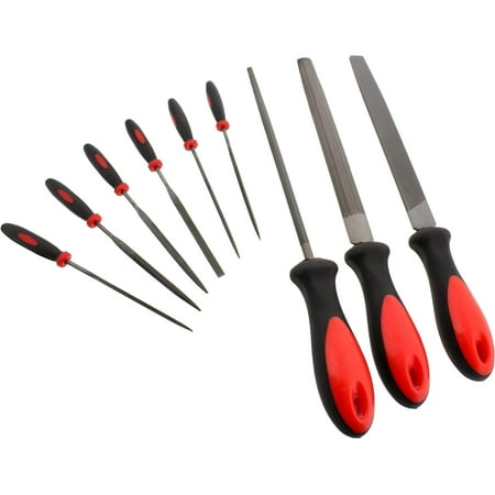 

Small Metal File Set for Metal Workig - 9 Piece Had Deburrig Metal File Kit - Gusmithig Automotive Woodworkig Precisio File Sets for Wood ad Metal Projects
