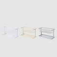 thumbnail image 5 of Pretyzoom Grey Kitchen Storage Rack Sink Drain Rack Double Layer Plastic Shelf for Sponge and Soap Organizer, 5 of 8