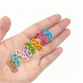 thumbnail image 3 of Nvzi Cadena extensible negra de cuatro secciones, 50 piezas, 1,1 * 0,28 pulgadas, cadena extensible ajustable para joyería, cadena para hacer joyas DIY, cadena extensible para llaveros y pulseras., 3 of 5