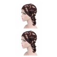 thumbnail image 3 of stanreset Fashion Print Flowers Women Inner Hijabs Cap Muslim Ruffle Chemo Hat Type6 NO6, 3 of 6