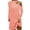 Pink, variant on OSOLU Solid Color Women Elegant Long Sleeve Mini Dress Cold Shoulder Loose A-Line Tunic Dresses Trendy Sundress Wedding Guest Dress