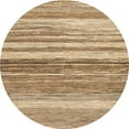 thumbnail image 1 of Ahgly Company Indoor Round Abstract Sandy Brown Abstract Area Rugs, 7' Round, 1 of 6