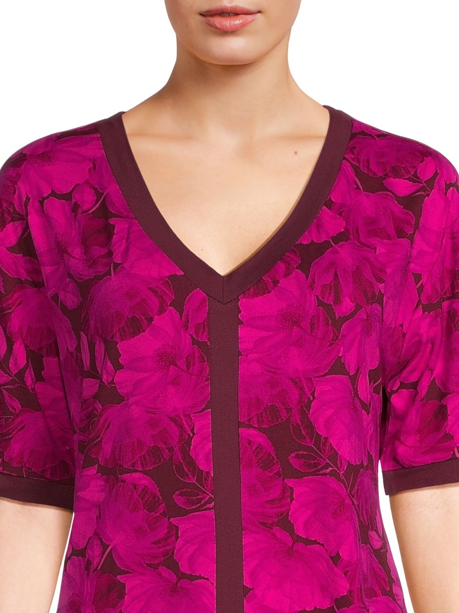 The Pioneer Woman Short Sleeve Top with Pant Pajama Set, Women’s, 2-Piece