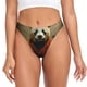 thumbnail image 1 of Fotbe Jungle Meditating Panda Tanga Sin Costuras para Mujer con Estampado – Panties Invisibles, Transpirables y Cómodos para Uso Diario-Large, 1 of 6