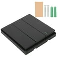 thumbnail image 1 of Interruptor de pasillo de 3 bandas con control remoto inalámbrico para pared, para control de luz LED, 1 of 14