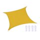 thumbnail image 1 of Toldo para el sol al aire libre, rectángulo, 10 'x 13', 98%, toldo de bloque UV para patio, patio trasero, césped, jardín, parasol al aire libre, cubi Amarillo Sunnimix Vela de sombra solar, 1 of 8