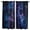 W107 x H160cm x2, variant on Purple Galaxy Planet Curtains For Living Room Bedroom Window Treatment Home Decoration Drapes Kitchen Curtain
