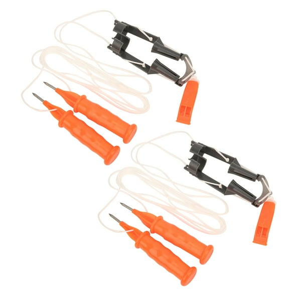 Ice Fishing Hammer,2pcs Fishing Safety Pick Ice Hammer Outdoor Ice Picks Luxury Finish