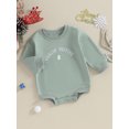 thumbnail image 3 of Suealasg Infant Baby Girls Christmas Onesie Bodysuit Long Sleeve Christmas Tree Print Romper 3M 6M 12M 18M Newborn Girls Fall One Piece Jumpsuit, 3 of 9