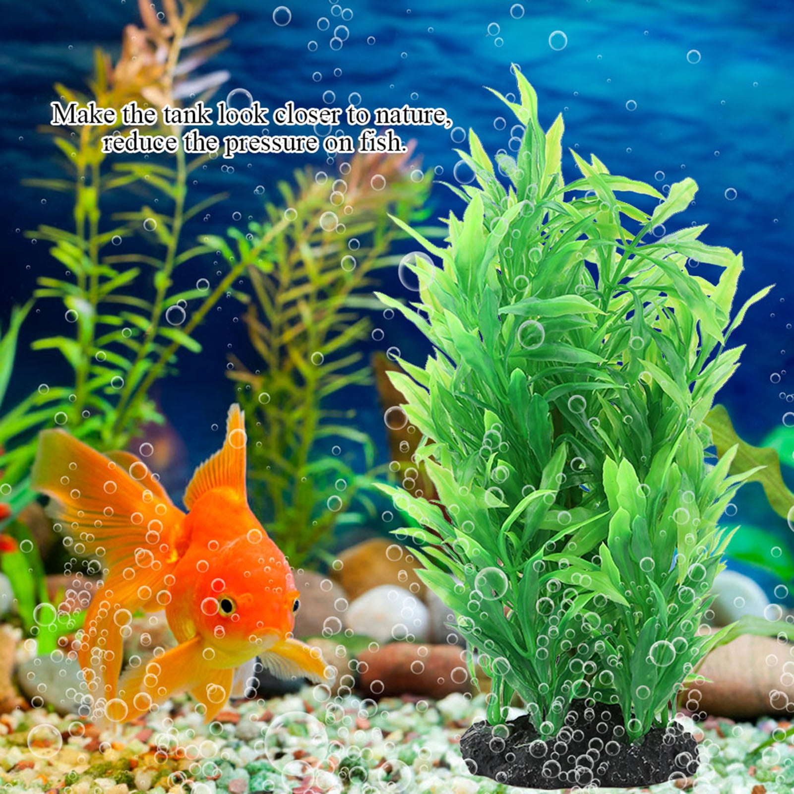 Fish Tank Decoration, Fish Tank Grass Water Grass Fish Tank Landscape Decoration Simulation Water Grass, for Fish Tank Aquarium
