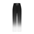 thumbnail image 5 of fatyb Women's Casual Pants Drawstring Wide Leg Pants Womens Elastic High Waist Lounge Pants with Pockets, 5 of 5