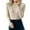 Beige, variant on Fall Sweaters, Women's Retro Slim Fit Pullover - Half High Neck Base Sweater Sweaters for Women Black XXL