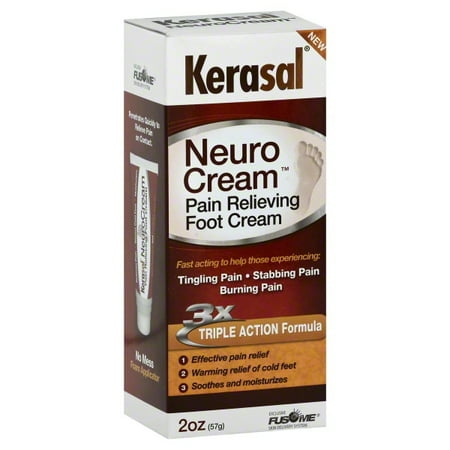 Kerasal Neuro Cream Pain Relieving Foot Cream, 2 Oz