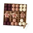 thumbnail image 2 of Kit de Guirnalda de Bolas de Fieltro de Navidad DIY Decoración Navideña Adornos Navideños Colgantes Decoración Navideña para Habitación de Niños Puert Hombre de jengibre, 2 of 8