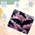 thumbnail image 3 of Bat Square Non-Slip Rubber Bottom Printed Desk Mat Mouse Mat Gaming Mousepad Desk Pad - 8.3x9.8 Inch, Suitable for Office and Gaming, 3 of 6