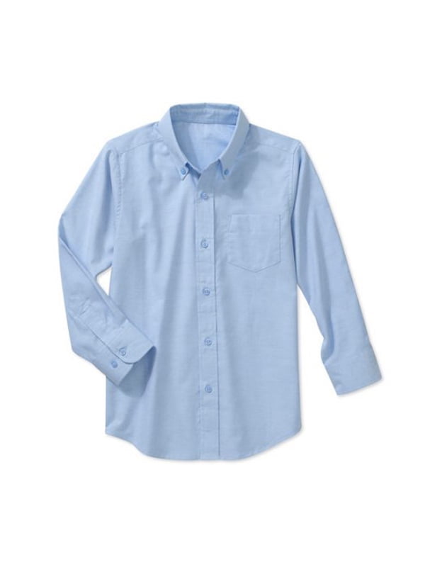 Husky Boys School Uniform Long Sleeve ButtonUp Oxford