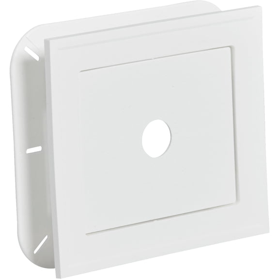 Alcoa Home Exteriors UniBlock J-Block Mounting Block - Adjustable Vinyl - Pack of 1, White