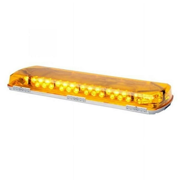 MC23PF 23 in. Mini Century Lightbar with Permanent Mount, Amber & White