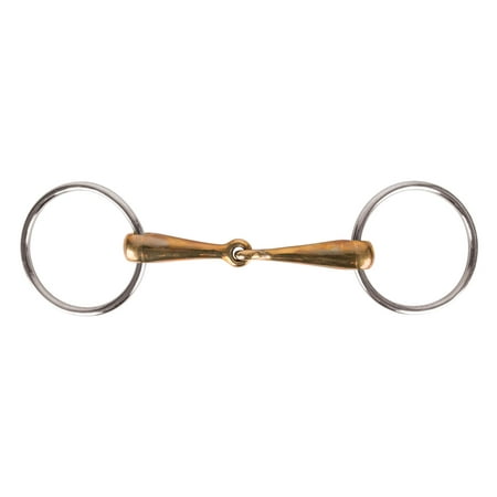 Horse Loose O Ring Snaffle Horse Bit Copper Mouth (Best Bit For Horse That Opens Mouth)