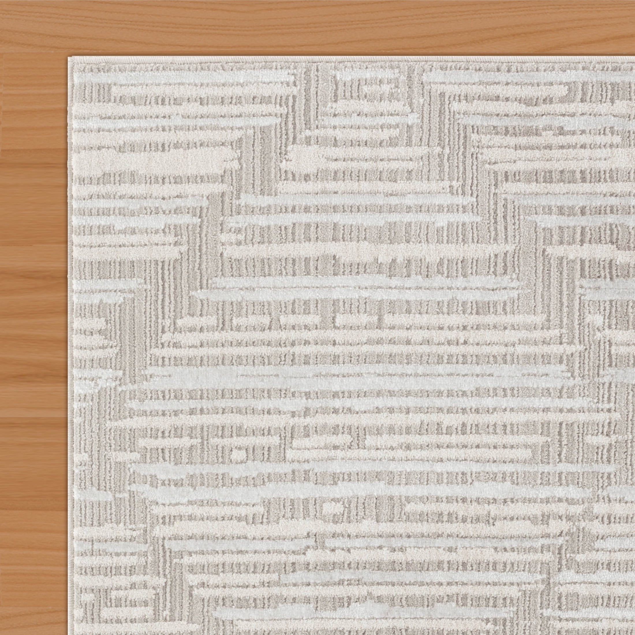 CHI Greer Geo Cream 8'6" x 13' Area Rug