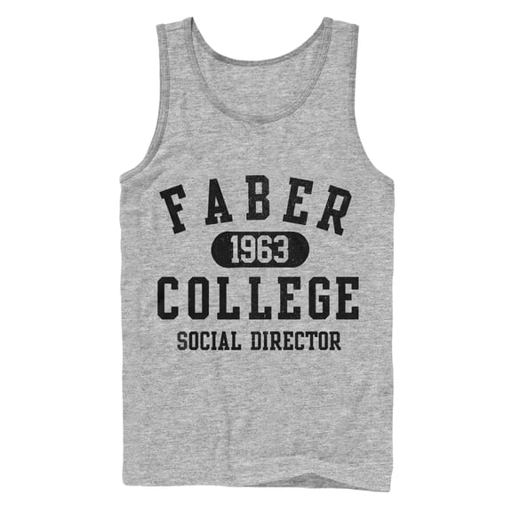 Men's Animal House Faber College Social Director  Tank Top Black Large