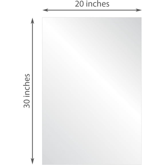 Self-Adhesive Foam Board White, 20" x 30", 10 Sheets – Peel & Stick, Lightweight Display Board for Crafts, Projects, Presentations