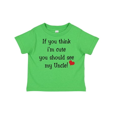 

Inktastic Cute Uncle Gift Toddler Boy or Toddler Girl T-Shirt