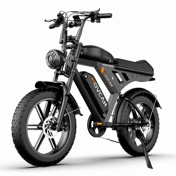 1500W Dual Battery Movcan V30Max Electric Bike for Adults, 20" Fat Tire Off-Road Ebike, 48V 31.2Ah 120 Miles range,32MPH Max speed Hydraulic Brake Shimano 7-Speed UL2849