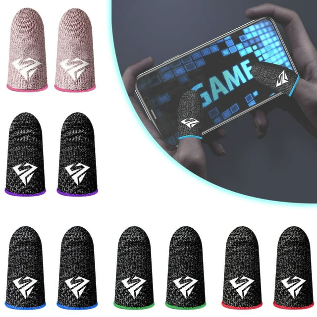 Gaming Finger Sleeves Breathable Anti Sweat Touchscreen Mobile Game Finger For Enhanced Precision