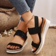 thumbnail image 5 of CAICJ98 Womens Shoes Sandals for Women Closed Toe Braided Womens Fisherman Sandals Comfortable Women's Flats Shoes,Black, 5 of 5