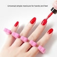 thumbnail image 2 of 2Pcs/Set Toe Separator Soft High Elasticity Sponge Nail Art Manicure Pedicure Gel Dividers Tools for Adult, 2 of 10