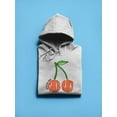 thumbnail image 3 of Out Of This World Cherry Hoodie Women -Image by Shutterstock, Female 3X-Large, 3 of 4