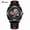 black, variant on Quartz fashion trendy silicone outdoor waterproof personalized wristwatch wholesale