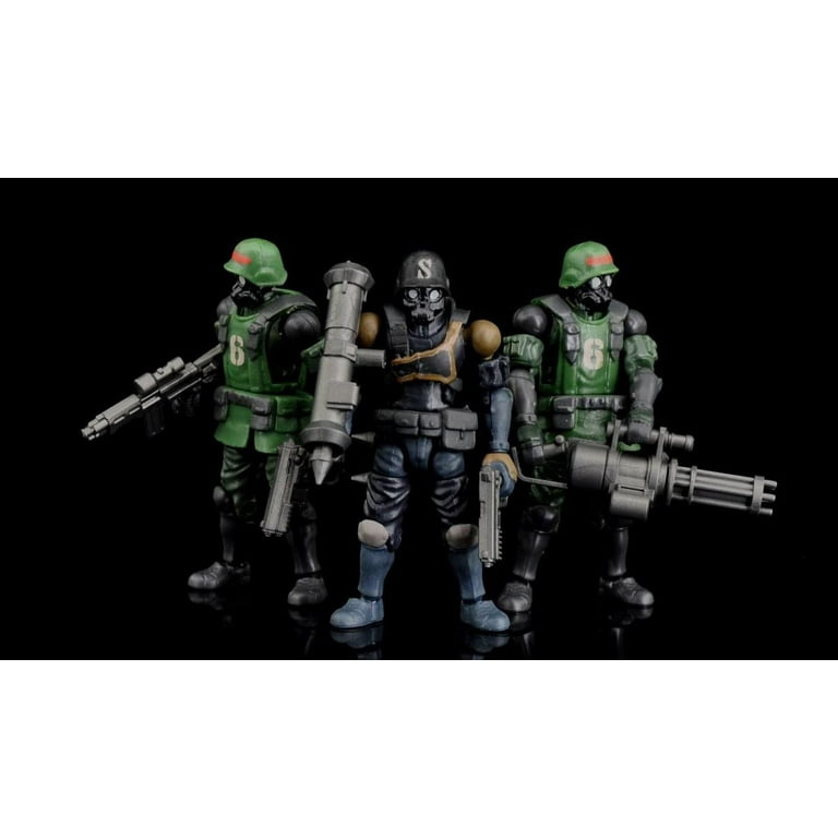 Acid Rain B2Five 1:28 Jungle Soldier Figure 3-Pack - Walmart.com