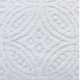 thumbnail image 4 of Better Trends 2 Piece Chenille Bedspread Set for Twin Bedspread 100% Cotton Lightweight Bedspread for all Season Wedding Ring Collection - White, 4 of 5