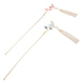 thumbnail image 3 of 2 horquillas chinas vintage con borlas de luna y estrella, elegantes horquillas orientales para mujer, 3 of 7