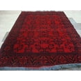 thumbnail image 1 of AHMEDANI Exclusive Afghan Khal Muhamadi Designed Rectangle Area Rug Hand Knotted Wool Carpet (6.1 x 4.3)', 1 of 9