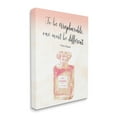 thumbnail image 2 of Stupell Industries Being Different Fashion Designer Quote Shimmer Pink Perfume Canvas Wall Art, 24 x 30, Design by Ziwei Li, 2 of 5