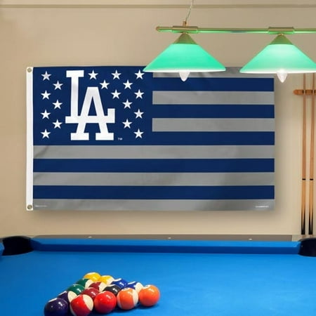 Los Angeles Lakers Car Flag - Los Angeles Dodgers WinCraft Deluxe Stars & Stripes 3' x 5' Flag - No Size