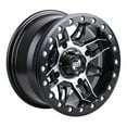 thumbnail image 4 of 4/156 Tusk Wasatch Beadlock Wheel 14x7 4.0 + 3.0 Machined/Black for Polaris Ranger 570 Crew-4 Mid Size 2014-2021, 4 of 7