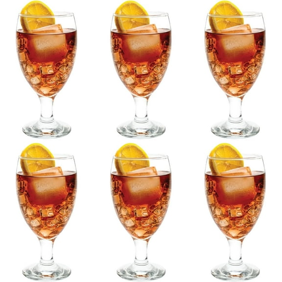 Vikko 20 Oz Goblet Glasses Classic Sangria & Iced Tea Glasses 6-Pc Glassware Set
