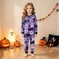 thumbnail image 4 of Leey-World Halloween Toddler Pjs Baby Boys Girls Pajama Sets Toddler Long Sleeve Sleepwear Sets Rayon from Bamboo Pajamas Sets, 4 of 9