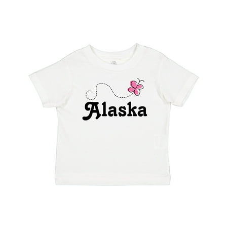 

Inktastic Alaska Butterfly Gift Baby Girl T-Shirt