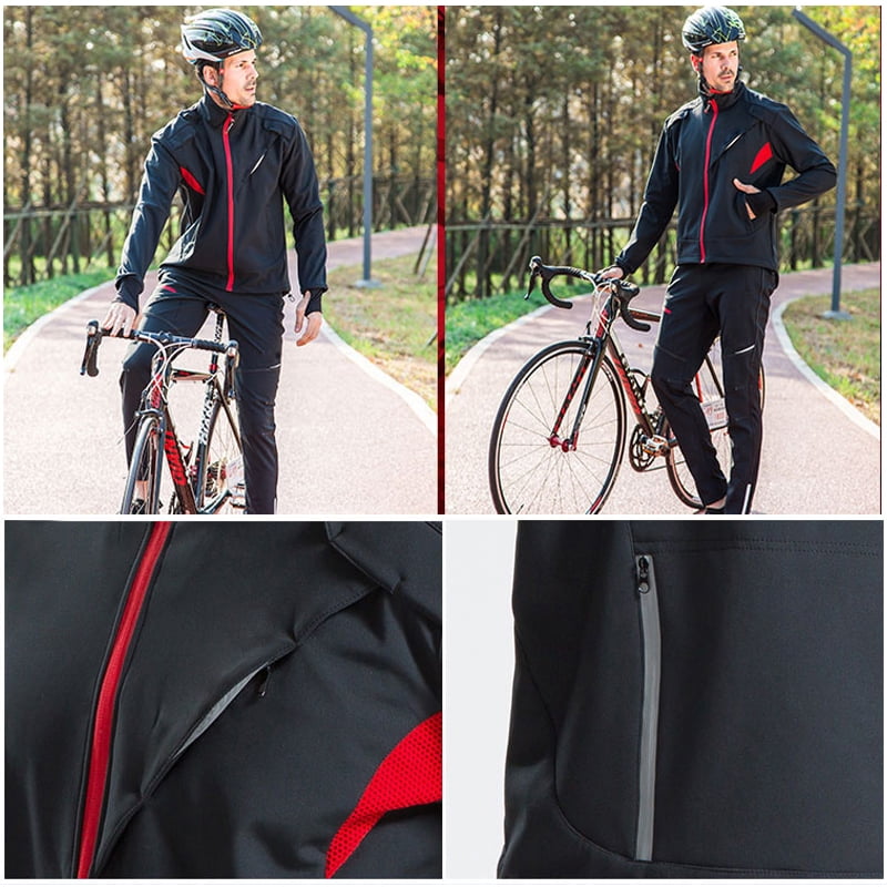 Fleece lined cycling jacket best sale